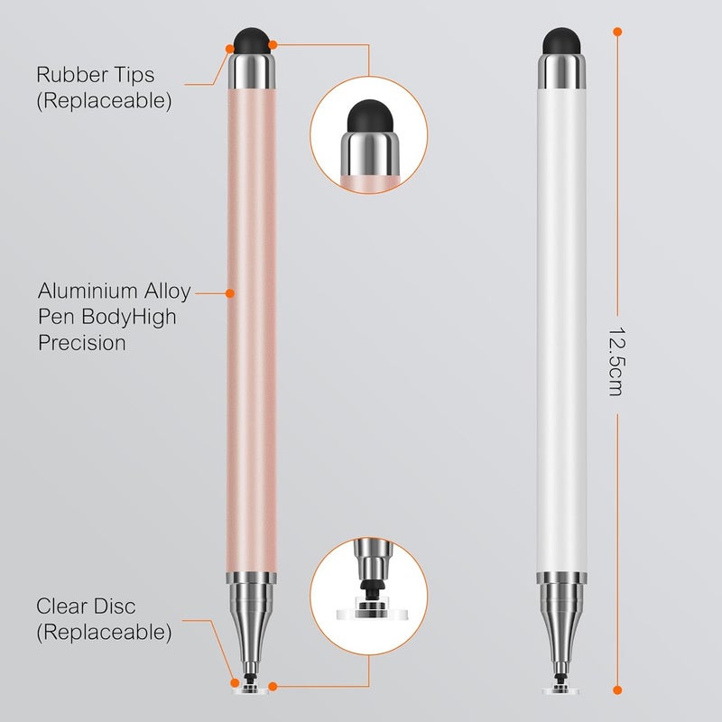 Isvo 3-Pack Tablets Stylus Pen for All Touchscreen with Precision Disc Tip, 2-in-1 Universal Stylus Compatible with Android, iOS, and Phone– Perfect for Writing, Drawing, and Note-Taking - Image 4